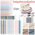 thumbnail image 1 of Clearance! Pencil Case Set for Students - All-in-One Pencil Pouch with Supplies, Great Gift for Back to School,Black, 1 of 9