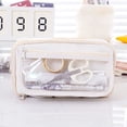 thumbnail image 1 of Clearance Pencil Pouch, Nine-Layer Transparent Pencil Case PVC Material In Green Beige And Brown Multi-Function Storage for Stationery And Cosmetics Large Capacity Fashionable Back to College, 1 of 6