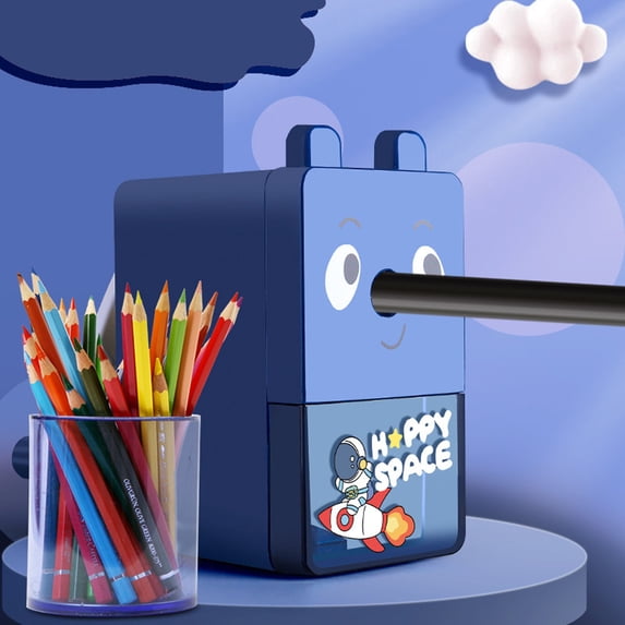 Clearance Pencil Sharpening Machine Space Pencil Sharpener Hand Crank Manual Sharpener Animal Cartoon Pencil Cutter For Stationery Supplies Gift (Hand Sp