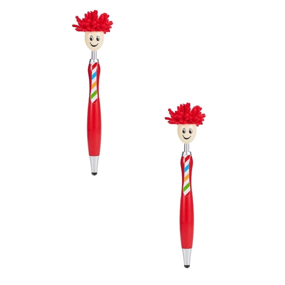 Clearance Pencil curler under $5,5 Fun Pens Fluffy Doll Pen Screen Touchs Replaceable Ball Pen 1ml 2PC
