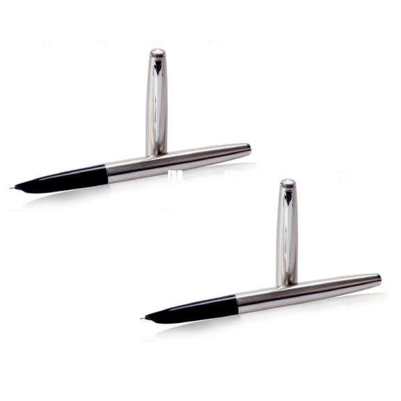 Clearance Pencil curler under $6,911 Fine Deluxe JinHao Extra Smooth 0.38mm Pen Silver Nib Slim Office Stationery 2PC