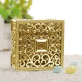 thumbnail image 1 of Clearance! Personalized Hollow Gold Silver Plated Wedding Candy Boxes 12Pcs Elegant Favors Storage Box for Bridal Showers Home Organization Events, 1 of 6