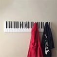 thumbnail image 1 of Clearance! Piano Wooden Coat Racks Piano Hook Wall Decoration Rack Creative Storage Hanging Key Rings Coat （40cm）, 1 of 8