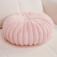 thumbnail image 1 of Pillows Cushions for Couch,Round Plush Striped Round Couch Throw Pillow,Pleated Pumpkin Shaped Cushion for Sofa,Floor Pillow Cushion,Velvet Thick Home Decoration, 1 of 8