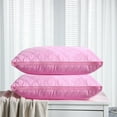 thumbnail image 1 of Pillows Queen Size, Hotel Quality Cooling Down Alternative Gusseted Bed Pillows for Side, Back, or Stomach Sleepers,Bed Pillows, Soft Pillows for Sleeping(Pink), 1 of 8