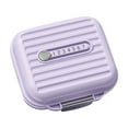 thumbnail image 1 of Hvmvliv Pills Organizer Portable Medication Box Small Dispenser Weekly 7Day Remind Medicines Planner Mini Pills Case Box(7.8x7.2x3.5cm), 1 of 1