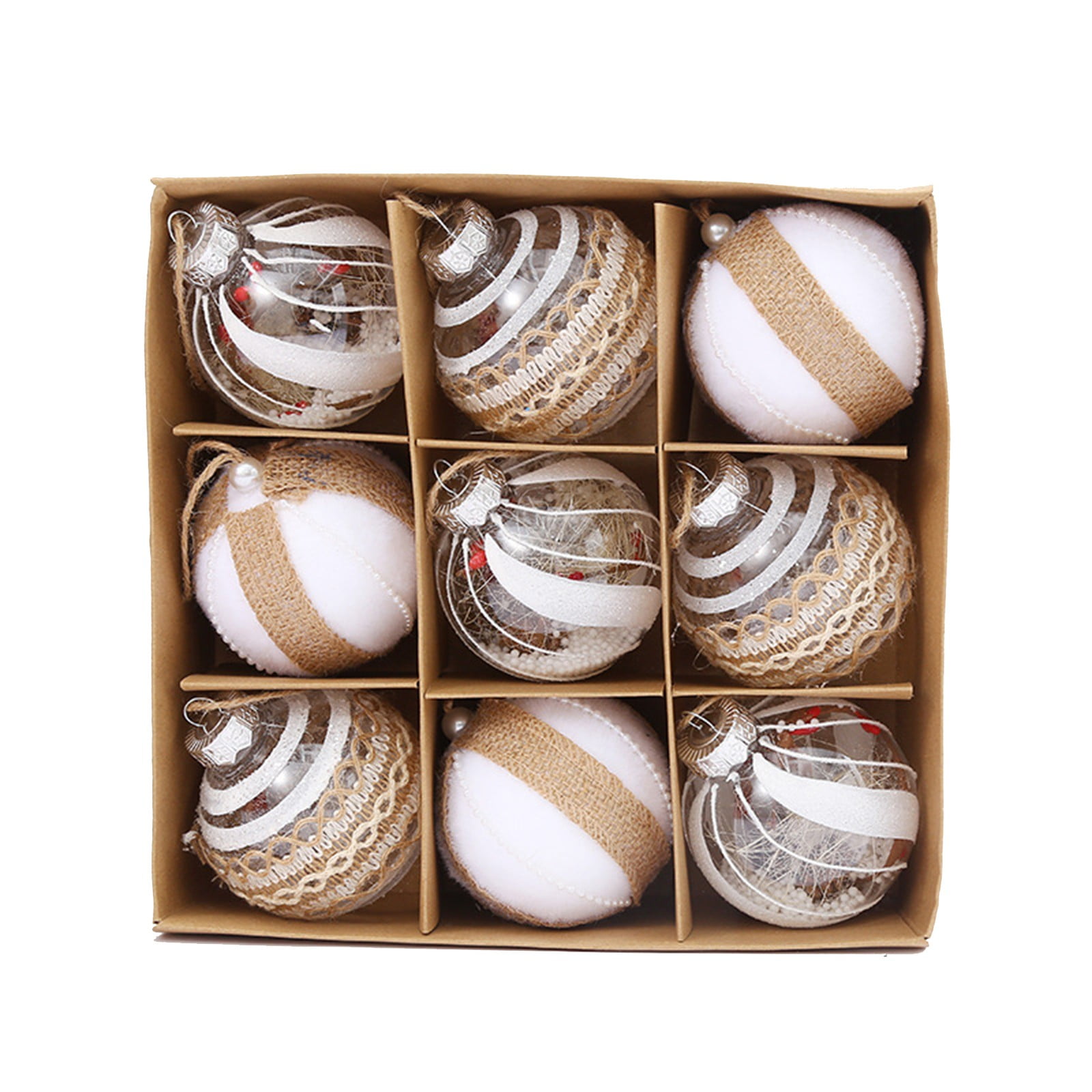 Clearance Pkjas Christmas Decor,Christmas Ornaments,9pcs New Christmas