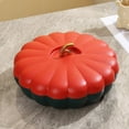 Clearance!Pkjas Pumpkin Divided Fruit Tray Candy And Dried Fruit Box