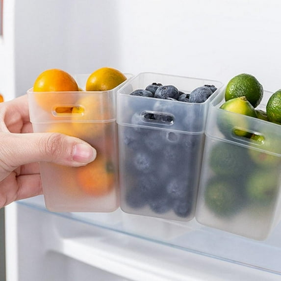 Clearance!Plastic Storage Bins – Perfect Kitchen Organization or Pantry Storage – Fridge Organizer, Pantry Organization and Storage Bins, Cabinet Organizers