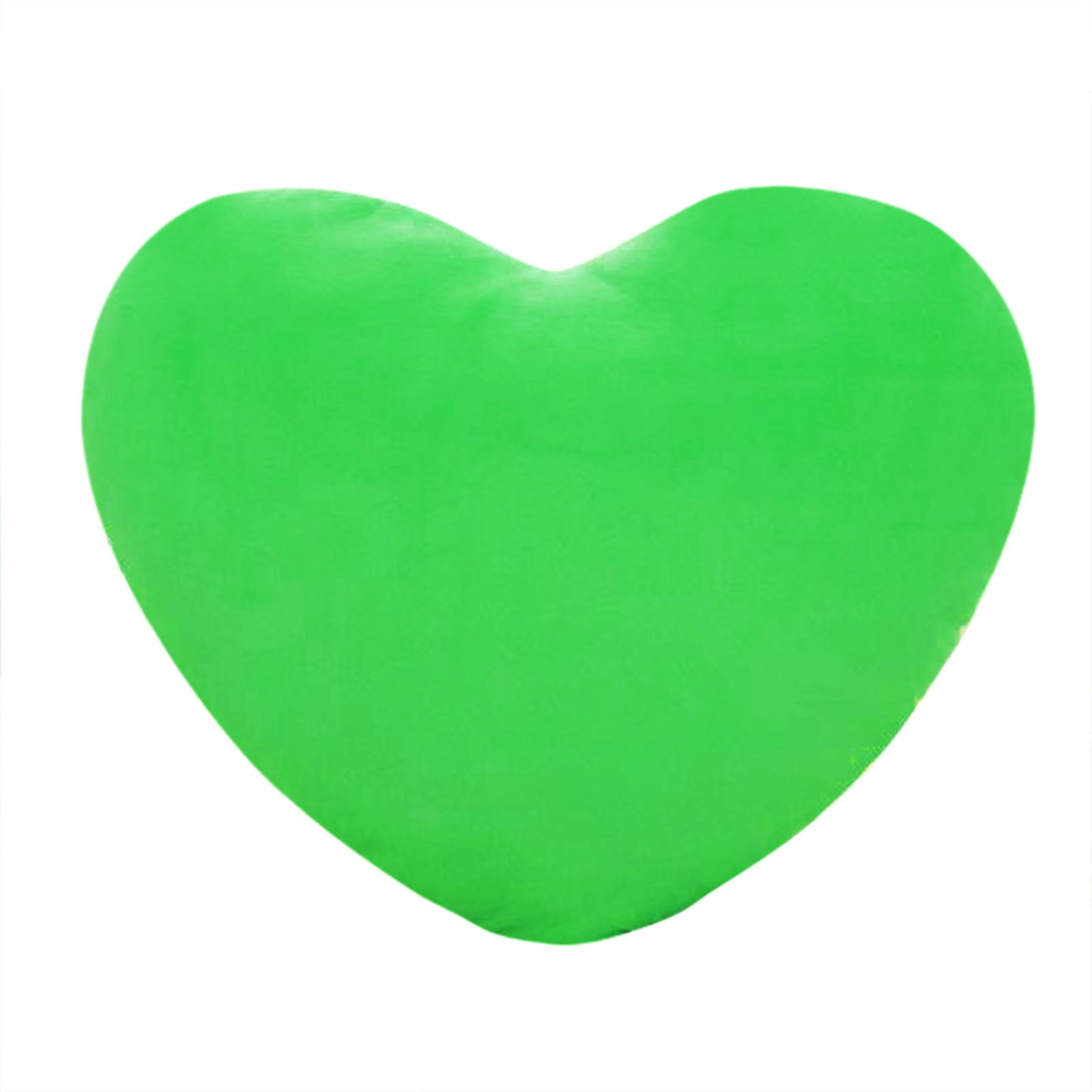 Clearance Plertrvy 15cm Love Heart Plush Pillow Green Foam Pillow Plush Cute Pillow Toy for Lover Kids Friends Festival Gift 1X Love Heart Pillow