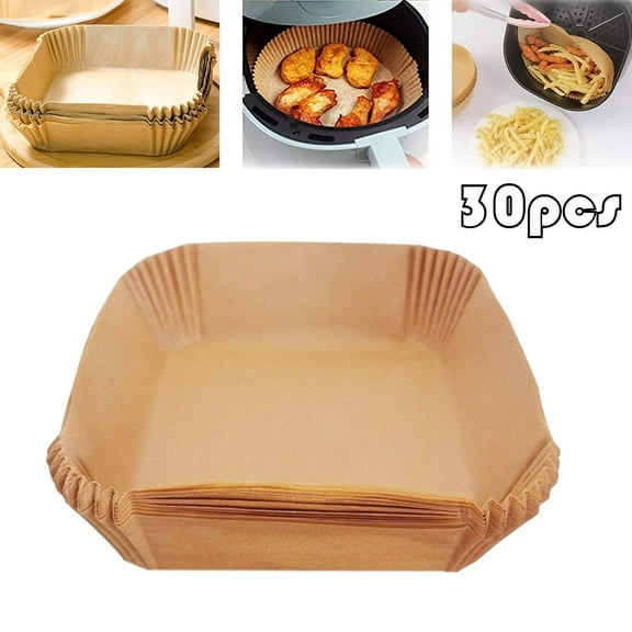 Clearance! Plertrvy 30Pcs Square Food Grade Non-Stick Pan Paper C, 1*30Pcs Square Food Grade Non-Stick Cooking Paper, C,