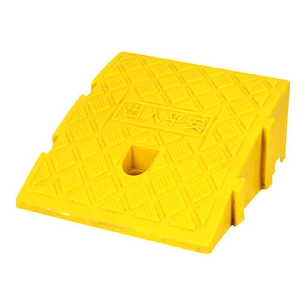 Clearance! Plertrvy Car Slope Pad Rubber Car Curb Ramps,Portable