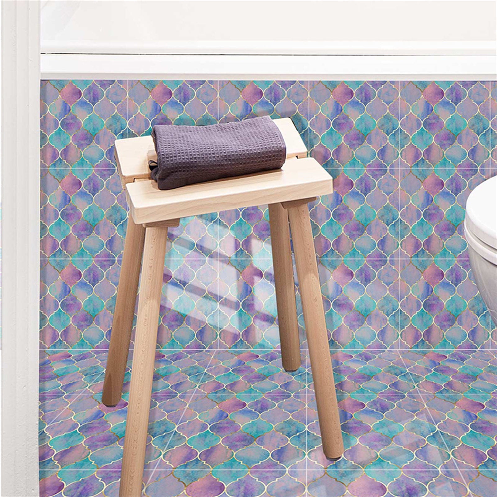 Clearance! Plertrvy Home Wall Stickers, Wallpaper 1Set 6Pc Self