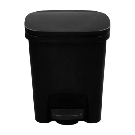 Clearance! Plertrvy Kitchen Cleaning Appliances Big Sale 10L Gallon Trash Can Plastic Step on Kitchen Trash Can Black Compost Bathroom Trash Garbage Can Kitchen Trash