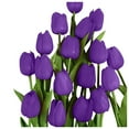 Clearance! Plertrvy Tulip Artificial Decorative Flowers Single Color