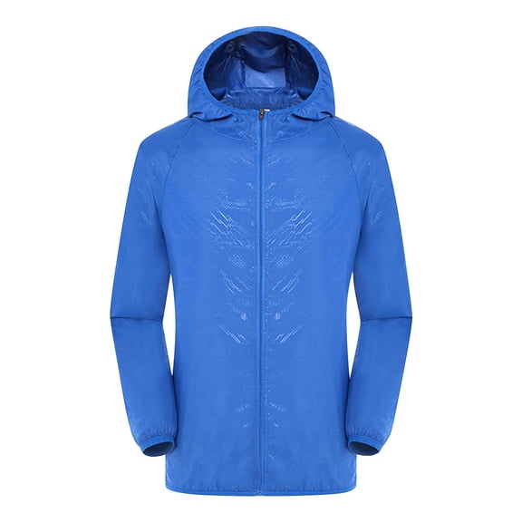 2025 Plus Size Coat,Women Solid Rain Jacket Outdoor Plus Size Hooded Windproof Loose Coat Water Proof Raglan Storage Bag