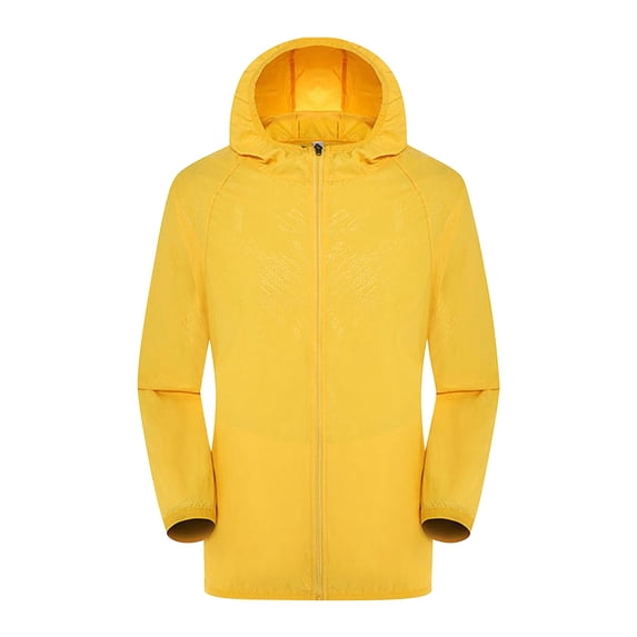2025 Plus Size Coat,Women Solid Rain Jacket Outdoor Plus Size Hooded Windproof Loose Coat Water Proof Raglan Storage Bag
