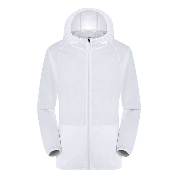 2025 Plus Size Coat,Women Solid Rain Jacket Outdoor Plus Size Hooded Windproof Loose Coat Water Proof Raglan Storage Bag