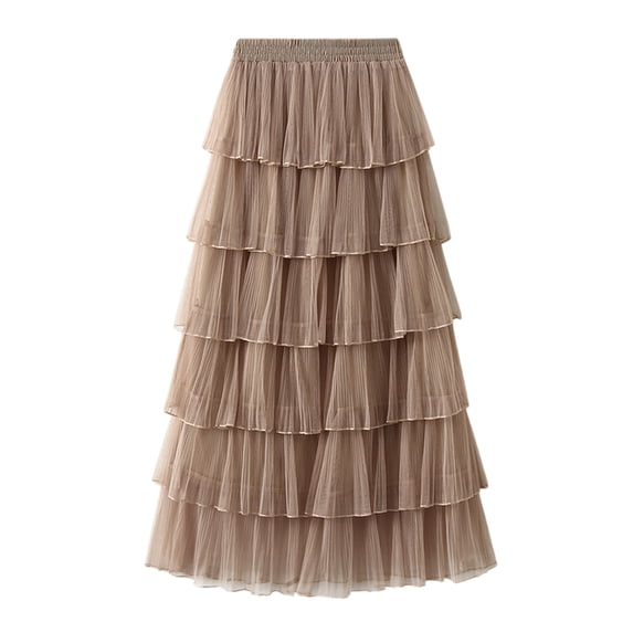 Clearance Plus Size Dress,Womens 2024 Summer High Waist Boho Floral Maxi Skirt Casual Flowy Swing Pleated A Line Beach Long Skirts(Size:One Size)