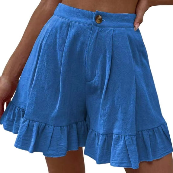 Clearance! Plus Size Shorts Biker Shorts Women Women's Summer Loose Fitting Wide Leg Shorts for Casual Wear S-5XL