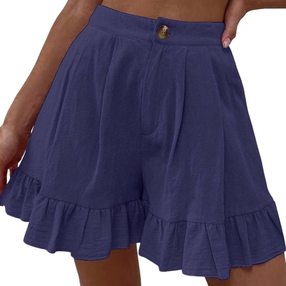 Clearance! Plus Size Shorts Biker Shorts Women Women's Summer Loose Fitting Wide Leg Shorts for Casual Wear S-5XL
