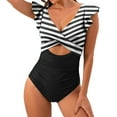 thumbnail image 1 of 2025 Plus Size Swimwear,Women's And Shielding Two Piece Swimsuit For Women With Straps, 1 of 4