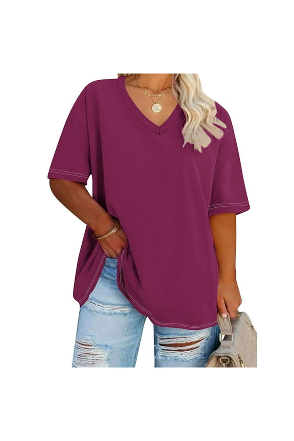 Plus Size Womens Clothing Women's Short Sleeve Tops Ladies' Blouses Women's Tunic Tops Dress Shirts