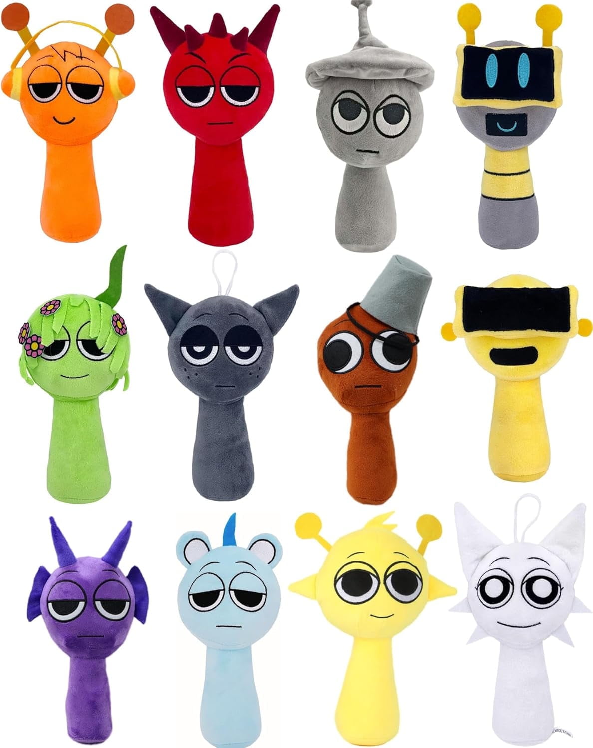 Clearance Plushies Toy For Boys Girls Incredibox Sprunki Plushies Merch ...