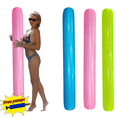 thumbnail image 1 of Hvmvliv Pool Noodles Inflatable Pool Noodles Floats - 63 Inch Pool Noodles Swimming Exercises Floating Tube Inflate Pool Float Noodles for Swimming Pool Pink, 1 of 7