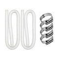thumbnail image 1 of Clearance! Pool Pump Replacement Hose 2-Piece Set 1.25-Inch Pool Hose 59-Inch Long Pool Pump Replacement Accessory Hose Above Ground Pool Filter Pump Using 1.25In Diameter Hose For PoolWhite, 1 of 3