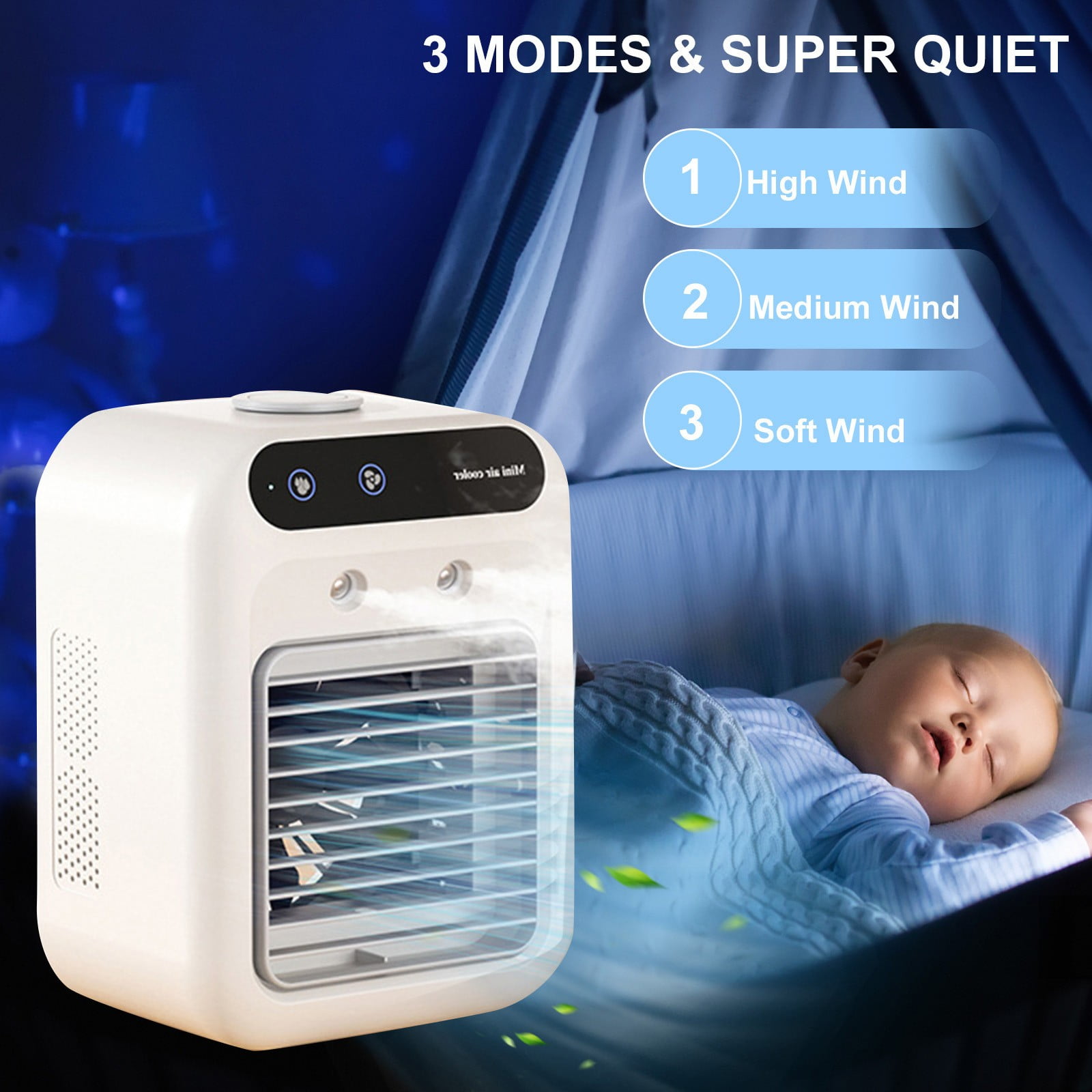 Clearance Portable Air Conditioner Small Air Cooler Rechargeable Plug