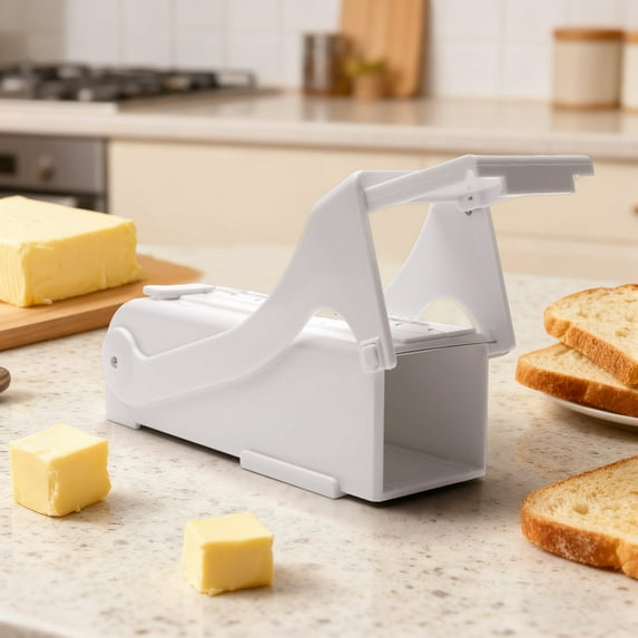 Clearance! Portable Butter Cutter Slicer Single Stick, Butter Cutter and Storage Case, One Click Butter Dispenser Stick with Stainless Steel Blade, Butter Slicers for Butter Squares, Bread, Cheese
