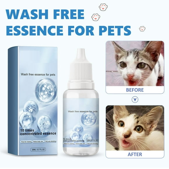 Clearance!Portable Dog Dry Cleaning Shampoo Great Smelling Cat Dry Shampoo Deodorant No Rinse Cleaner For Pet Outdoor Travel Bath Supplies