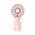 thumbnail image 1 of Hvmvliv Portable Fan Handheld Fan High Wind Power Outdoor Travel Coolings Portable Compact Fan Mini Silent Fan Pink, 1 of 7