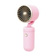 thumbnail image 1 of Hvmvliv Portable Fan Handheld Fan Summer Coolings Portable Small Fan Rechargeable Mini Fan Outdoor Travel Gift Fan Pink, 1 of 8