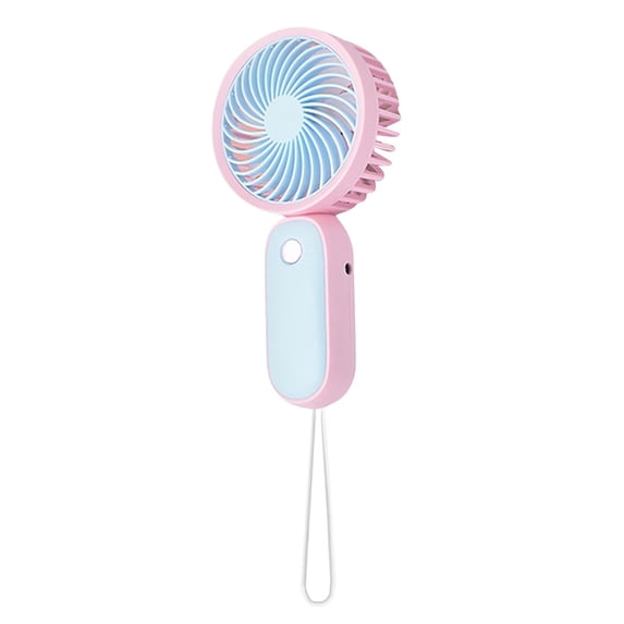 Hvmvliv Portable Fan Mini Portable USB Charging Fan Summer Outdoor Coolings Fans Portable Handheld Fan for Camping Blue