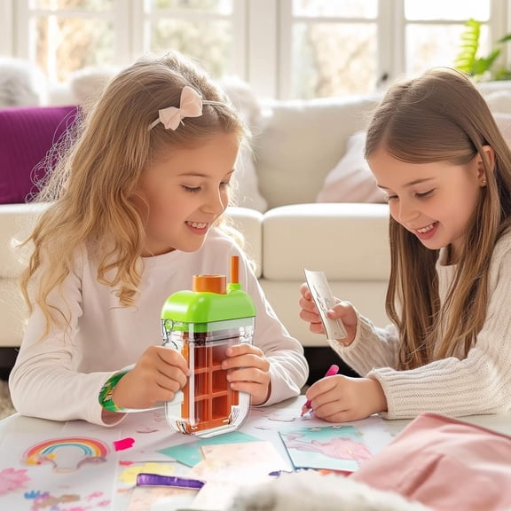 Clearance!Portable Ice Cube Making Bottle with Straw, Touch-Free Ice Maker for Home & Picnic
