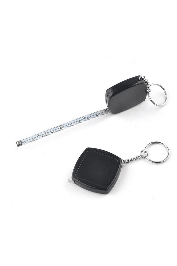 Clearance Portable Multifunctional Black Square Male 2m/6ft With Keychain Extendable Reducing Ruler