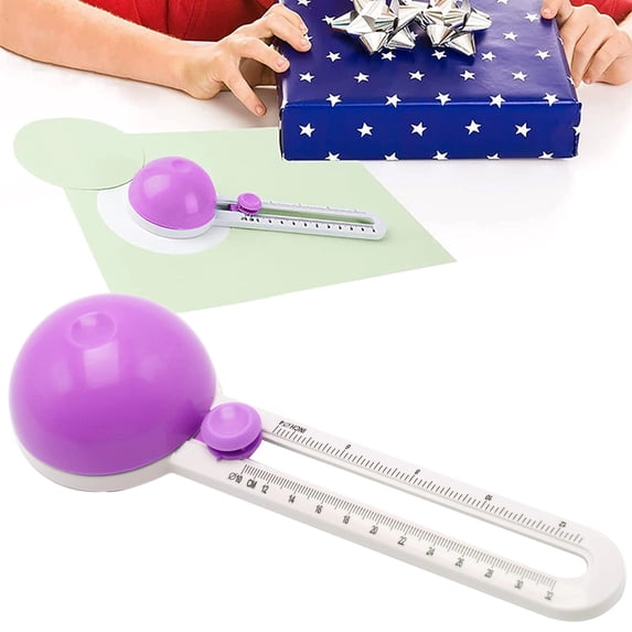 Clearance Portable Paper Circle Cutter, Cut Circles Paper of Any 4 to 12.6 In Diameter, Adjustable Craft Cutting Tools, Replaceable Blades, for Paper Crafts Scrapbooking, Christmas and Birthday Gifts