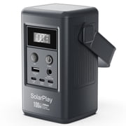 Clearance!Portable Power Station 96Wh LiFePO4 Battery 100W200W Peak Solar Power Bank,Portable Charger Small Generator with USB Outlet &PD Fast Charging for Home/Laptop/CampingSolar Panel Optional