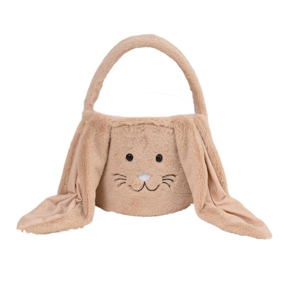 Clearance Portable Storage Bow Basket Basket Easter Rabbit Bucket Decoration Home Textile Storage Party Decorations