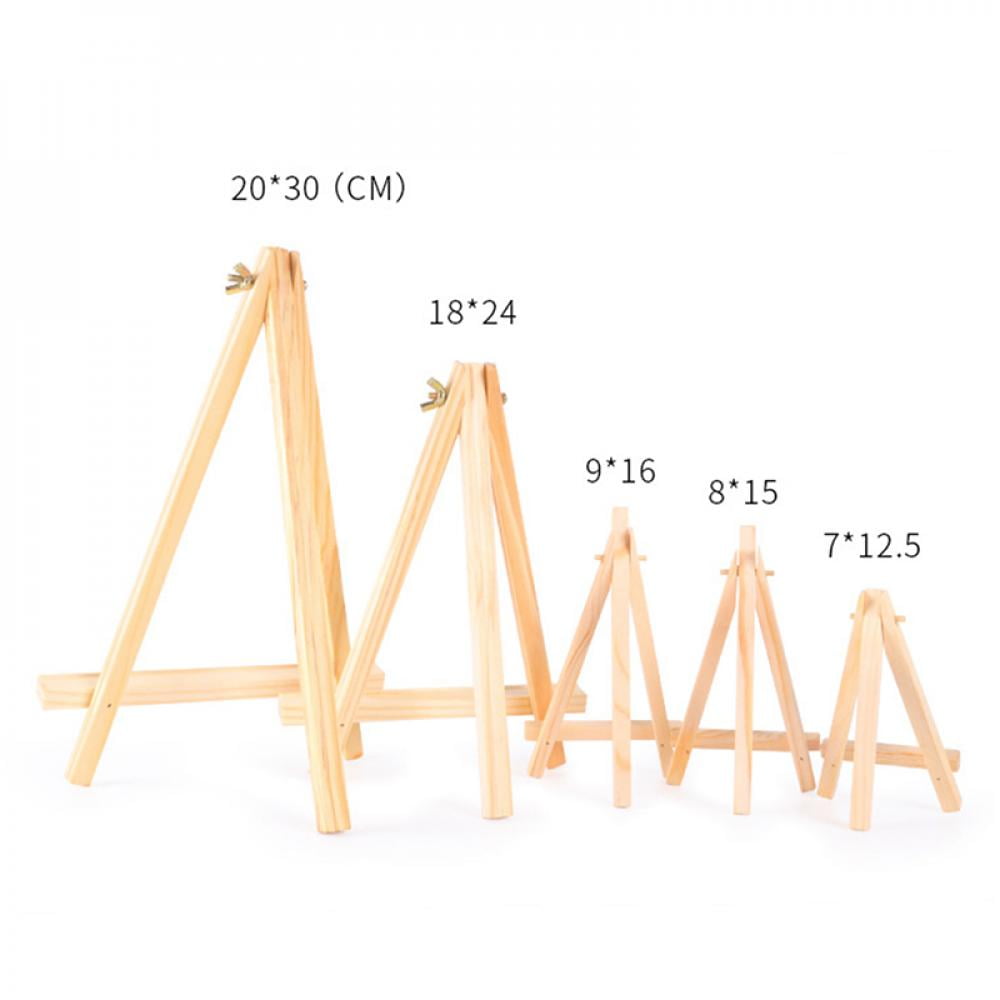 Easel Stand for Display Wedding Picture& Poster, Portable Collapsable  Poster Easel Adjustable Metal Painting Easels Tripod Black