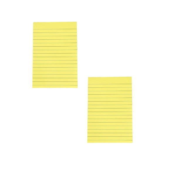 Clearance Post it notes under $5,1 Pads Lined Sticky Notes 4x6 Sticky Notes With Lines Self Stick Note Pads 8 Bright Multi Colors 50 Sheet/Pad 2PC