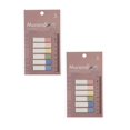 thumbnail image 1 of Clearance Post it notes under $5,Sticky Labels, Page Markers, Index Labels, Morandi Annotation Labels, Translucent Index Stickers 2PC, 1 of 9