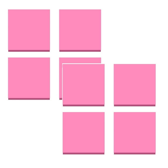 Clearance Post it notes under $7,Assorted And Sticky Sheets Tearable Bright Colors Feet Notes 3*3 Super & Stationery 2PC