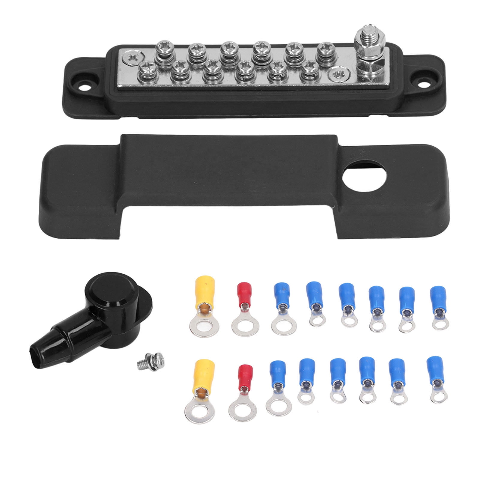 Clearance Power Distribution Terminal Block Busbar 12 Position Studs