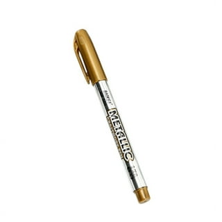 Sharpie 1823813 Permanent Marker, Fine Lead/Tip, Gold Lea