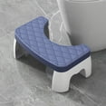 thumbnail image 1 of on Premium Toilet Stool Squat for Adults, Non-Slip Squatting Poop Stool for Bathroom, Portable Toilet Pooping Stool for Adult/Kids, 7 Inch Potty Foot Step, US Patented, 1 of 6