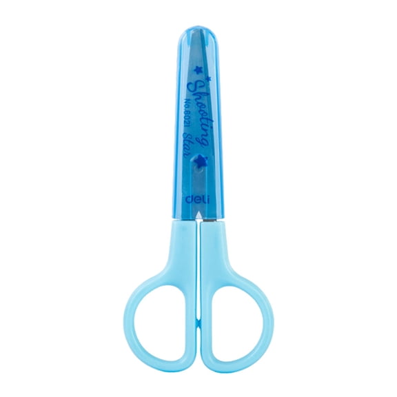 Ybomd,Blue Blunt-Tip Craft Scissors, Mini Paper Cutting Scissors for Scrapbooking, DIY Projects, and Precision Craft Work