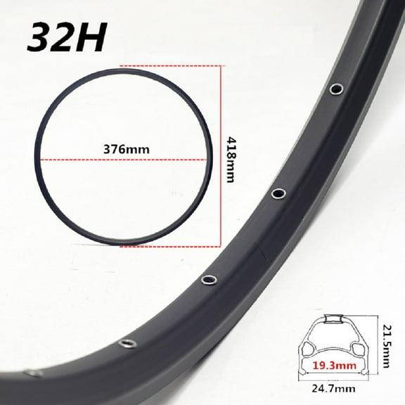 【Clearance Price】20 Inch Bicycle Wheel Rim 24/28/32/36 Hole Double Disc Wheel Rim 406 Aluminum Alloy Wheel Frame Mtb Bicycle